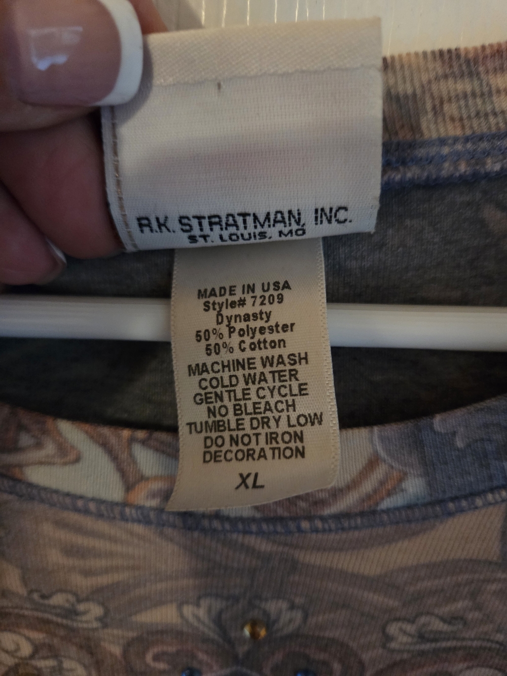 Harley-Davidson Women's Short Sleeve Graphic Tee in Blue and Tan - Picture 3 of 3